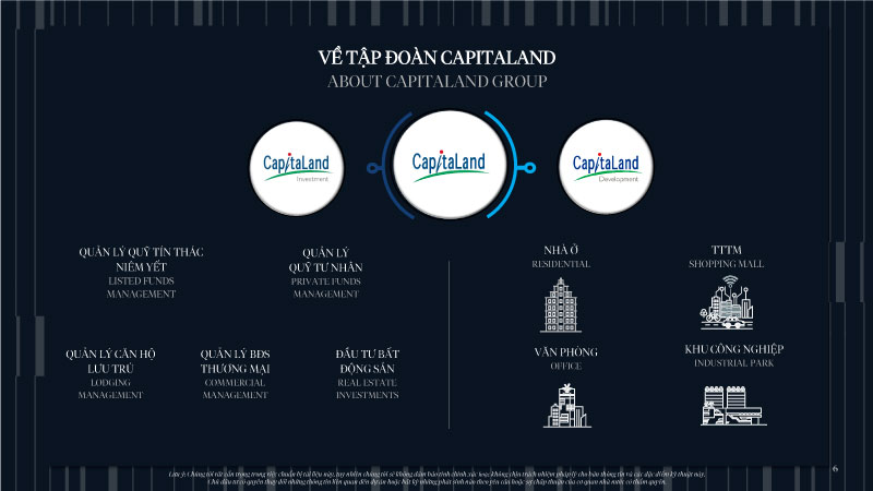 Giới thiệu tập đoàn Capitaland - Chủ đầu tư Orchard Mansion