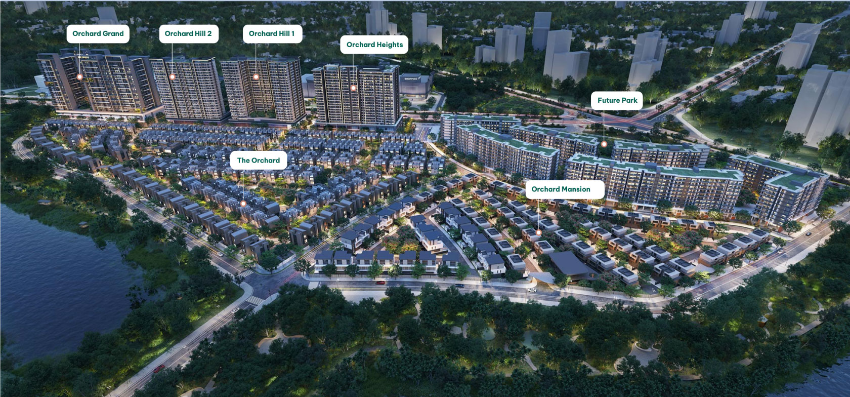 Orchard Mansion mảnh ghép thấp tầng cuối cùng trong tổng thể 18ha Sycamore (CapitaLand)